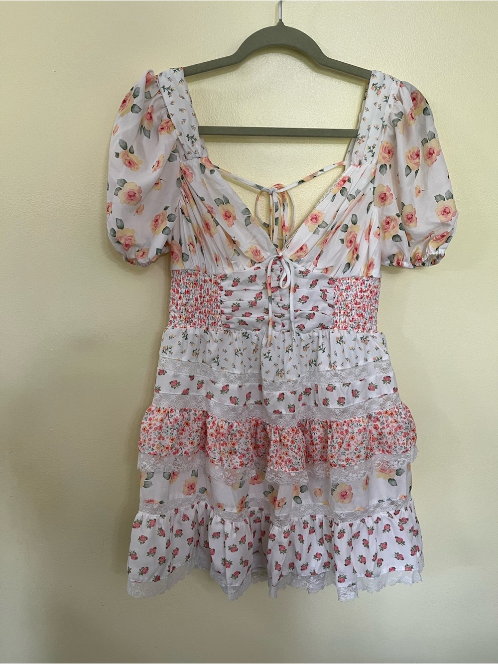 NEW Altar’d State Adley Mixed-Print Mini Dress Size S & M Available NWT - Picture 9 of 16